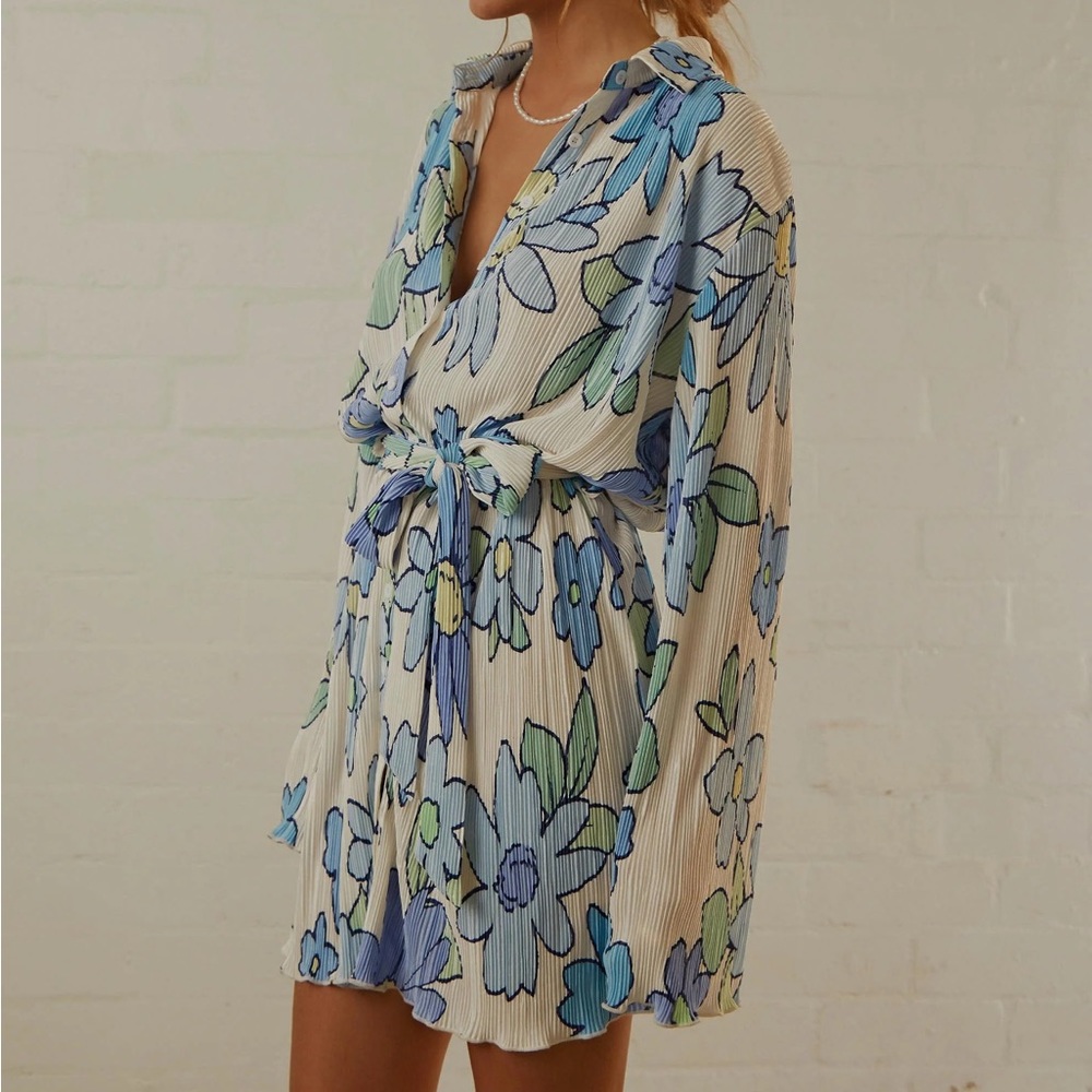 Peppermayo soho floral shirt dress